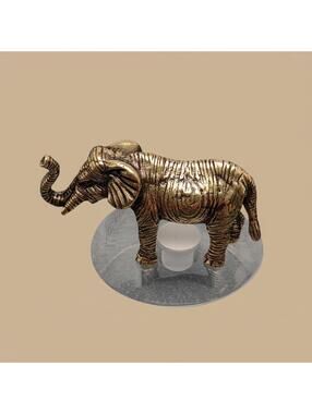 Brass Elephant Figurine Miniature